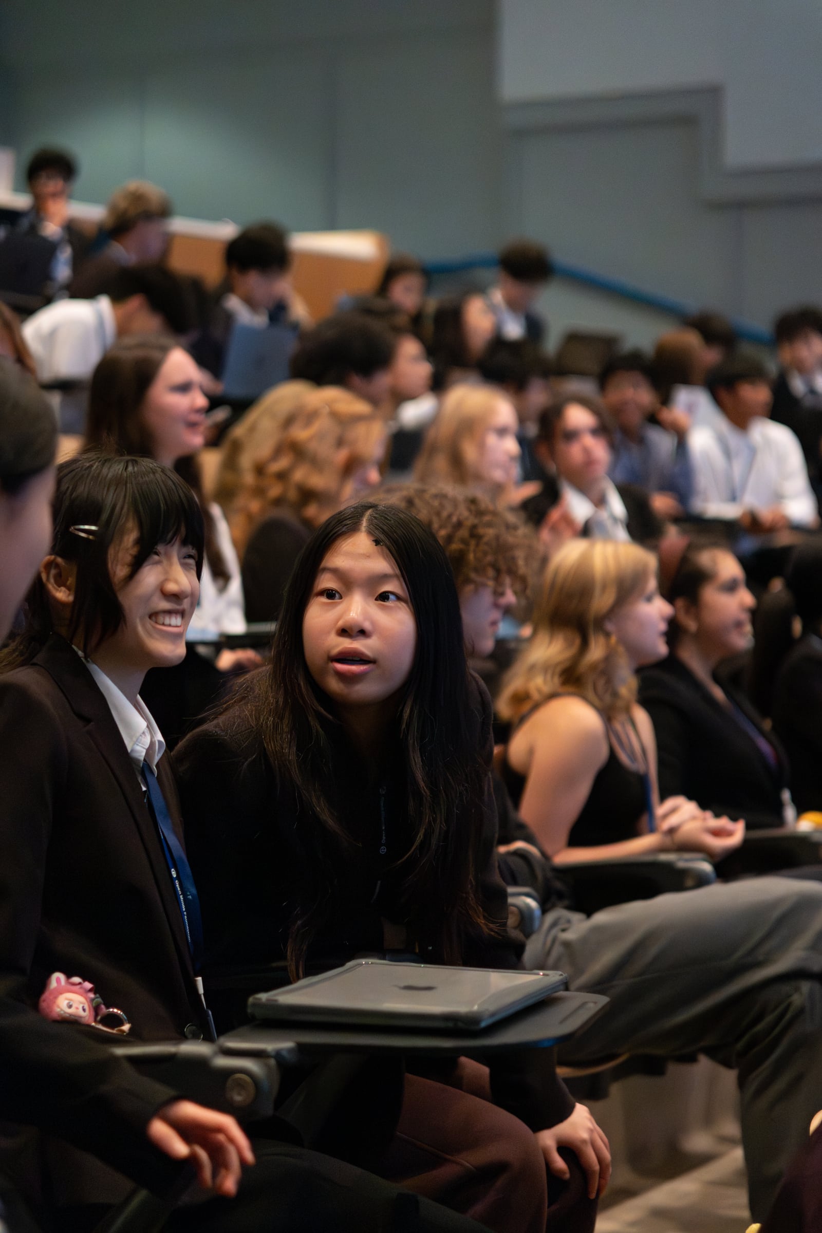 Students seated together during a session